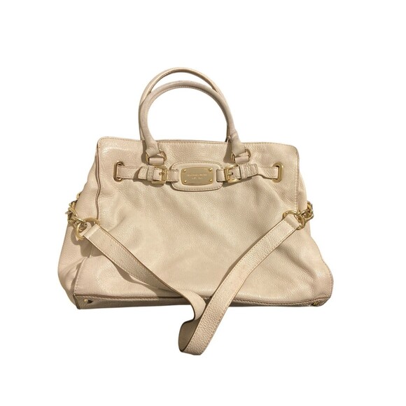 Michael Kors Leathery Handbag Hamilton‎ TOTE Ivory - Picture 6 of 7